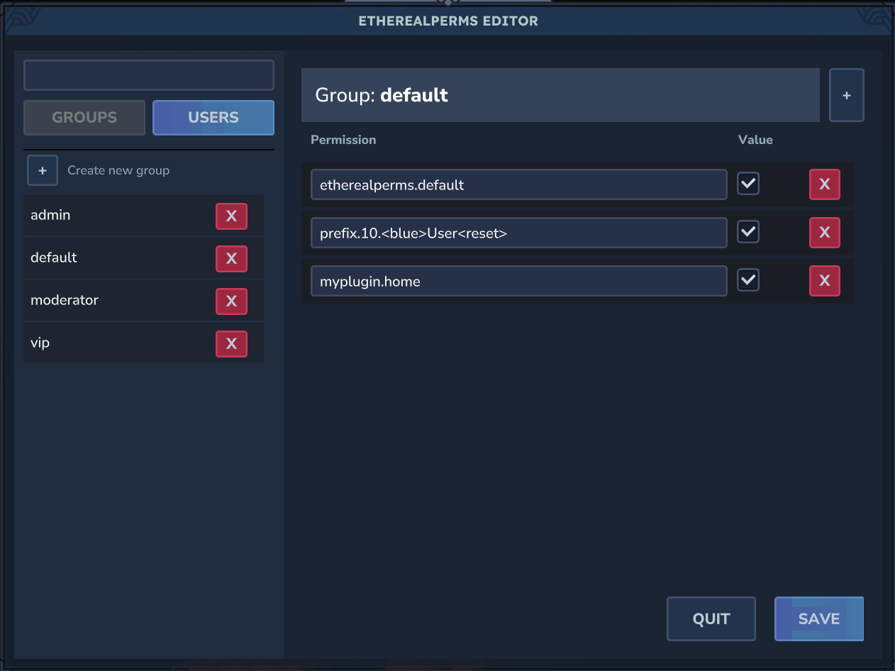 EtherealPerms in-game editor